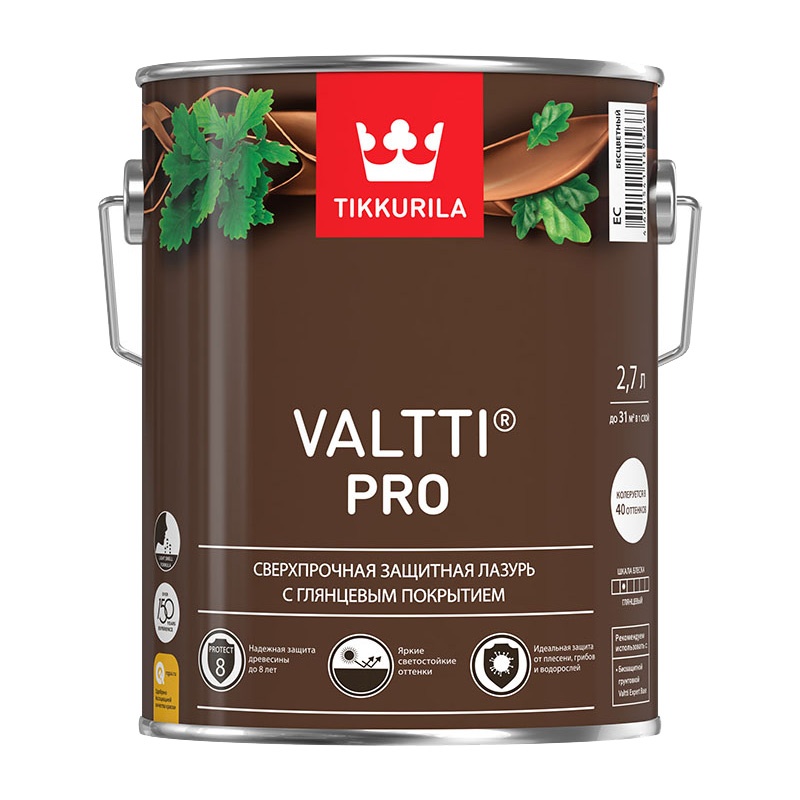 Антисептик Tikkurila Valtti Pro тик (2,7л)