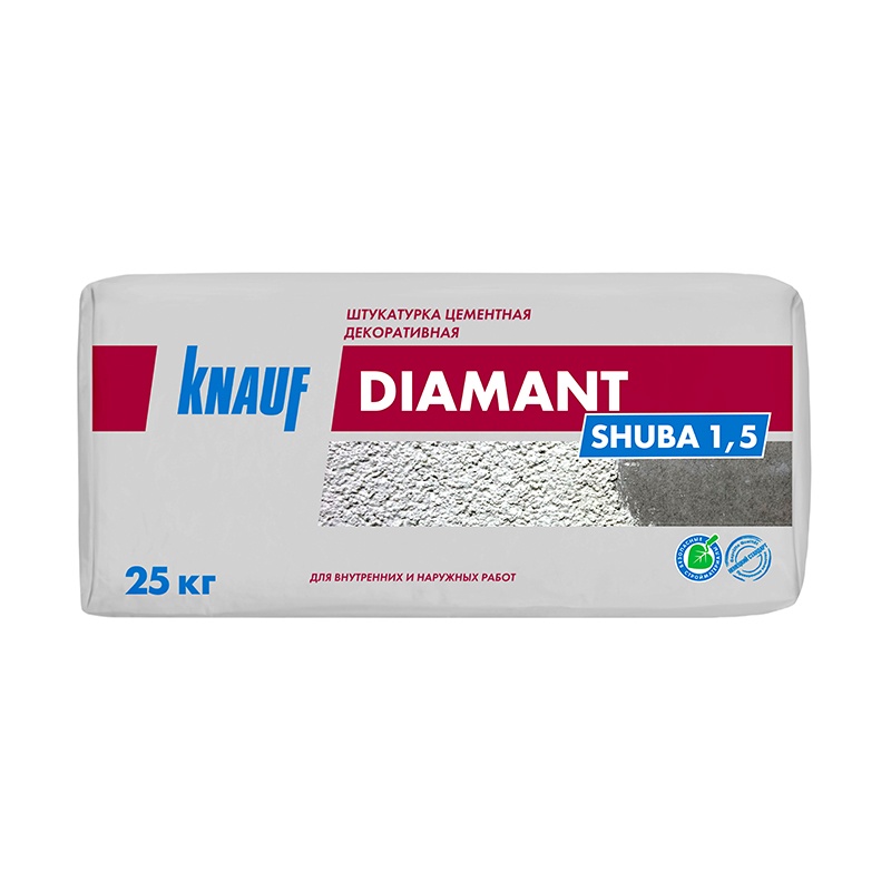 Штукатурка декоративная Knauf Diamant шуба 1,5 мм, 25 кг